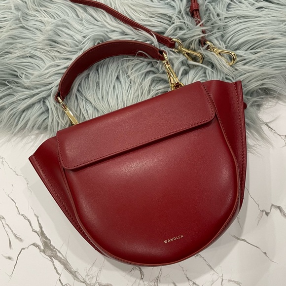 NWT WANDLER hortensia crossbody handbag in brick - mini - Picture 15 of 16